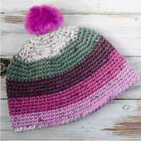 Mrs Plum Chunky Crochet Hat Pattern