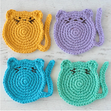Cat Coasters Pattern
