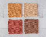 Herringbone Crochet Coaster