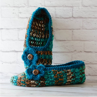 Not Your Grandma's Crochet Slippers