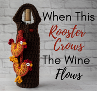 Rooster Wine Cozy