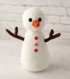 Adorable Crochet Snowman
