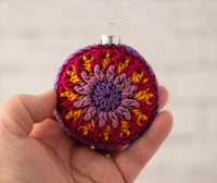 Vintage Vibe Crochet Ornament