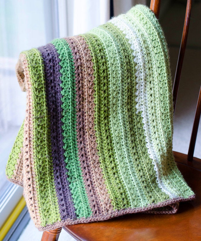 Fields and Furrows Afghan Pattern – Crochet 365 Knit Too