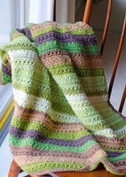 Fields and Furrows Afghan Pattern