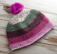 Mrs Plum Chunky Crochet Hat Pattern