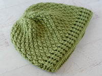 Alpine Stitch Crochet Hat